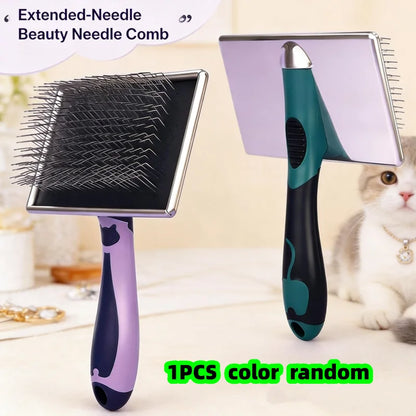Pet Grooming Products Cleaning Medium and Large Dogs Dogs Cats Thick Hair Long Hair Extended Needle Pulling Needle Comb