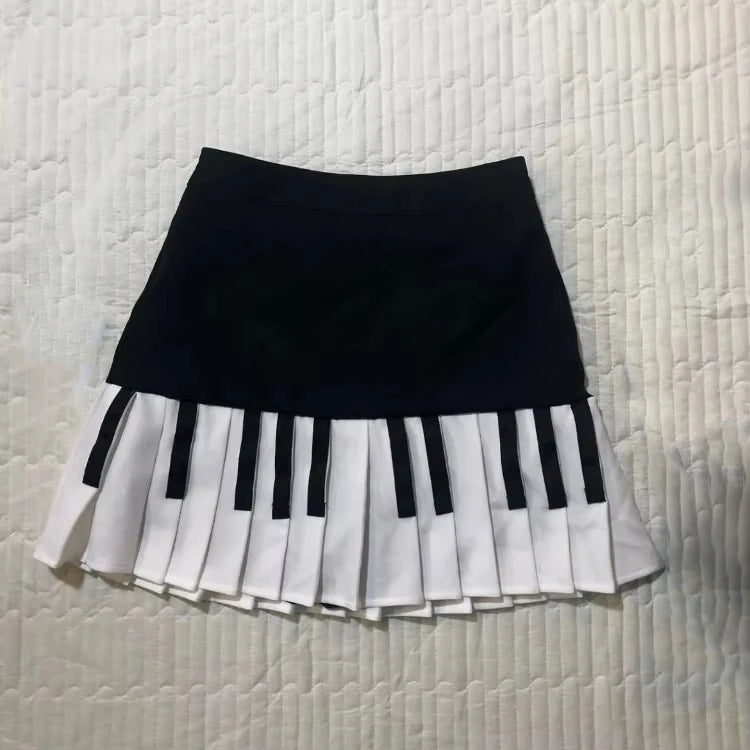 Japanese Y2k Cute Ruffled Plaid Skirt Punk Rock Subculture Cake Skirts Japanese Preppy Style Casual New 2025 Women Skirts