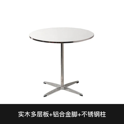 Round Restaurant Dining Table Wall Center Terrace Mini Corner Dining Table Space Saving Designer Mesas De Jantar Salon Furniture