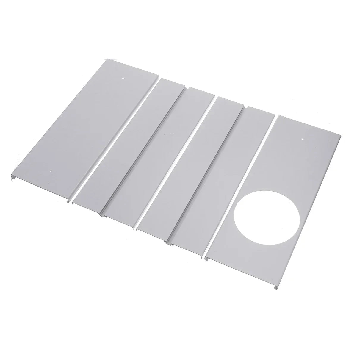 5Pcs/set Portable Air Conditioner Window Kit Adjustable Slide Plate Wind Shield Adapter Connector Air Conditioning Accessories