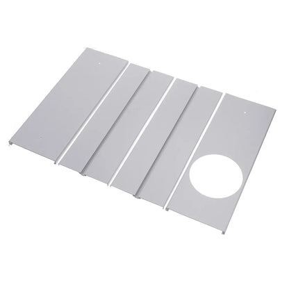 5Pcs/set Portable Air Conditioner Window Kit Adjustable Slide Plate Wind Shield Adapter Connector Air Conditioning Accessories