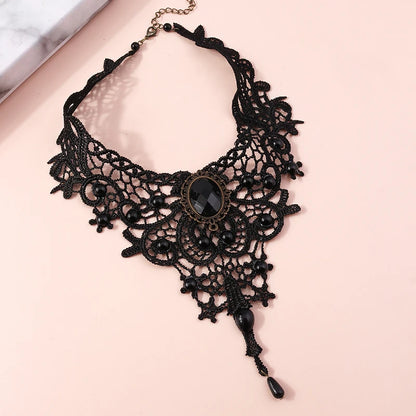Elegant Black Lace Necklace for Women Collar Femme Choker Necklaces Girls Party Festival Jewelry Gifts