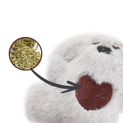 New Pet Toys for Dogs & Cats - Puppy Teething Chew Toys with Catnip & Crinkle Paper, Self-Playing Interactive Molar Dental
