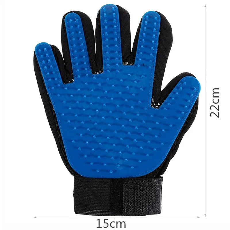 Pet Hair Glove Comb Pet Dog Cat Grooming Cleaning Glove Deshedding Hair Remover Massage Brush Animal Supplies Cat Accessoies