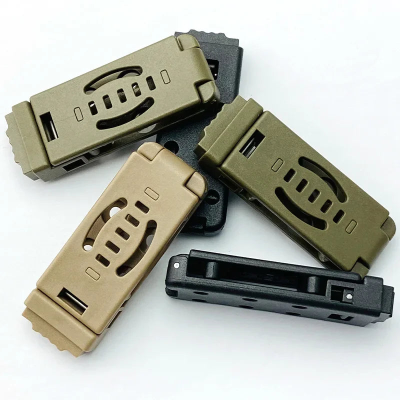 Multifunction K Sheath Kydex Waist Belt Clip Hunting Knife Scabbard Kit Tek Lok Belt Clamp Belt Mag Gun Holster Waist Back Clip