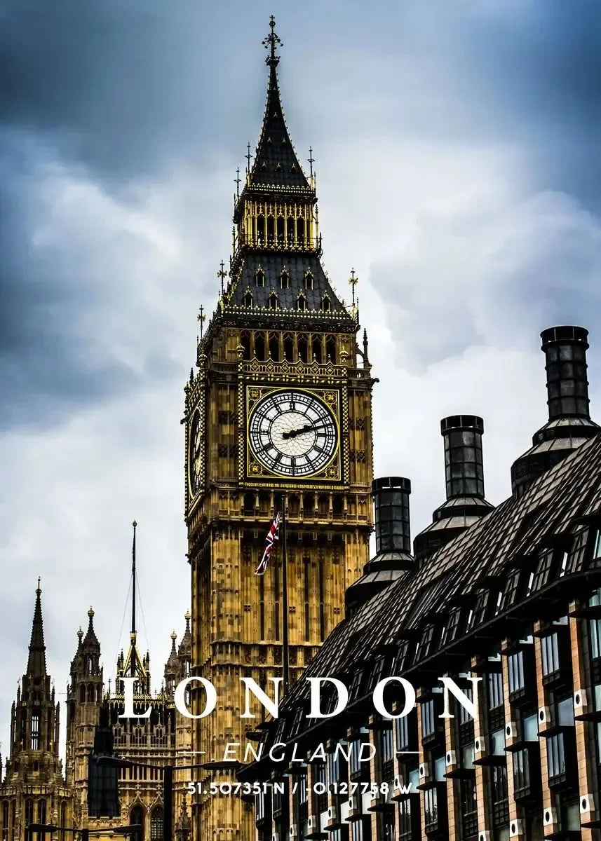 Nordic Pop Travel City Landscape Posters Oxford Paris Decorative Prints Wall Art Canvas Pictures for Living Room Decor Paintings