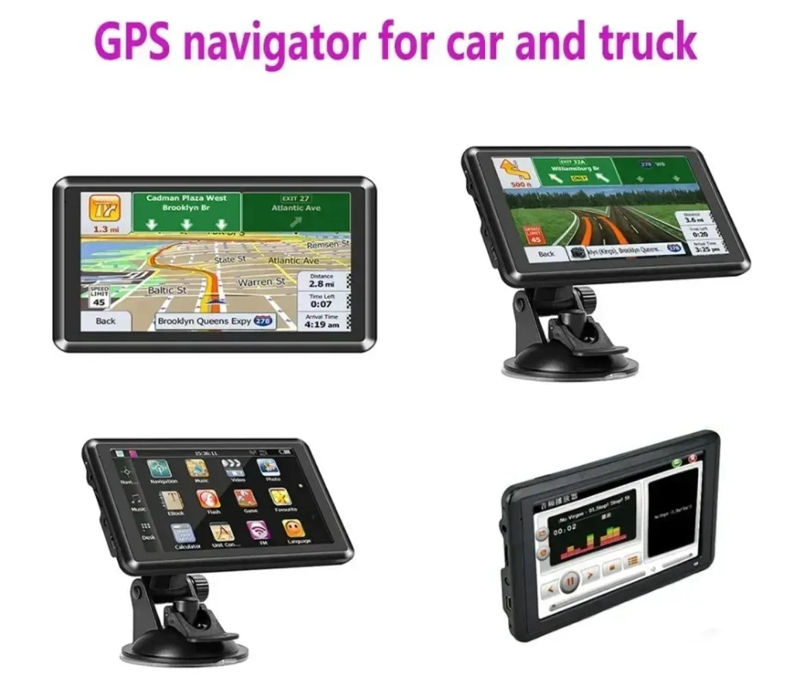 Car GPS Navigation System 5/7/8-inch Touch Screen 8G+256M Multi-functional HD MP3 MP4 Player for Cars And Trucks