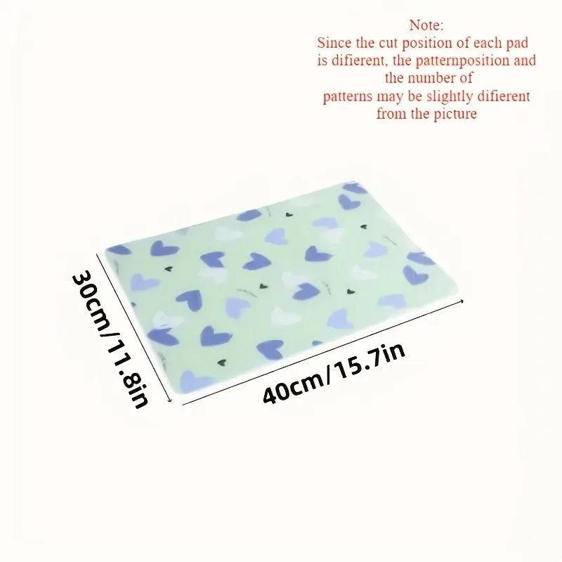 Washable & Reusable Anti-Slip Bed Protector Pad - Thick Durable Polyester Fiber Care Mat Design for Cat, Dog & Pets Cat Beds