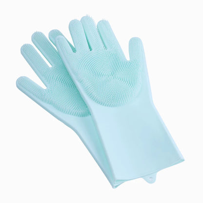 Pet Bath Glove Soft TPR Massage Grooming Mitt Dog Cat Shower Brush Hair Remover Cleaning Glove