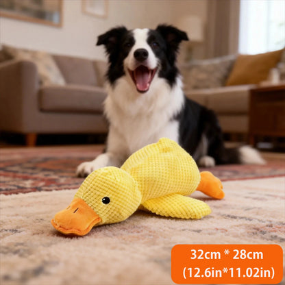 New Dog Toy Plush Blue Goose Pet Teddy Puppy Large Dogs Toys Duck Tough Bite Chew Plush Sound Toy Relieve Boredom Pet Supplies