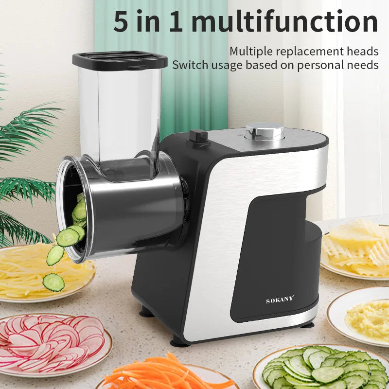 SOKANY1180 Household Vegetable Cutter Slicer Shredder for Carrot Potato Cucumber - Kitchen Tool for Efficient Food Preparation