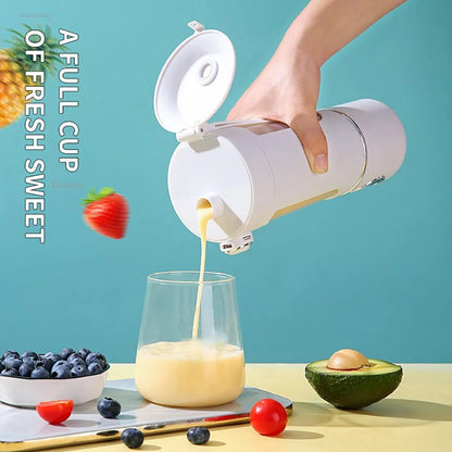 700ml Portable Blender Powerful Cordless Mini Smoothie Blender with 12 Sharp Blade for Protein Shakes Fruit