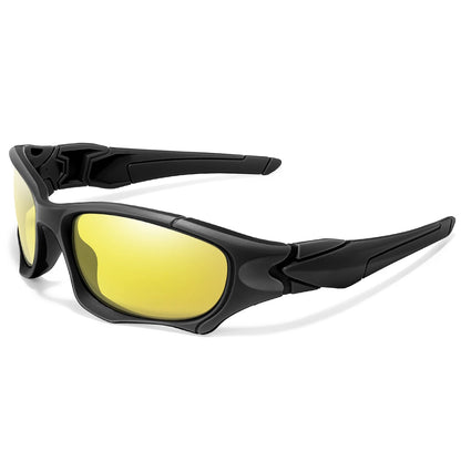 Polarized Fishing Sunglasses for Men Women Classic Camouflage Shades with UV Protection for Outdoor Driving Cycling Hiking