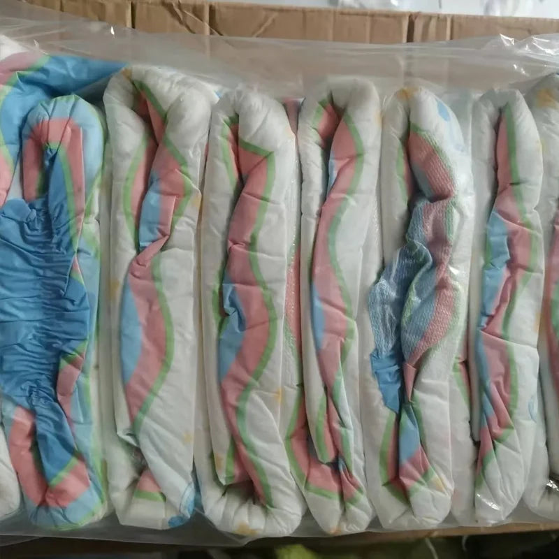 5pcs Extra Large Thick ABDL Adult Baby Disposable Diaper Pant Large Capacity Cartoon Pattern DDLG diapers No Reused Panties
