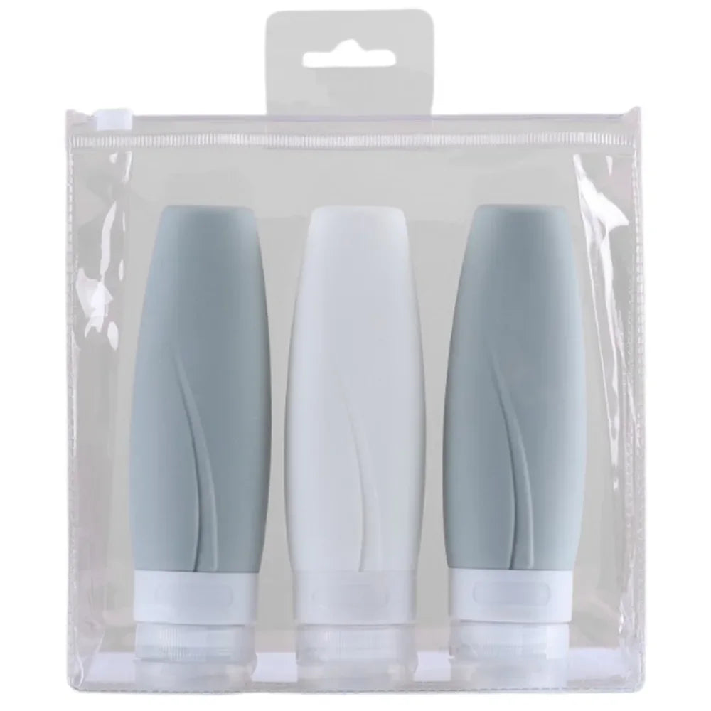 Travel Bottles Set, Travel Containers for Travel Size Toiletries, with Portable Quart Bag, Storage Shampoo Lotion, Leak Proof