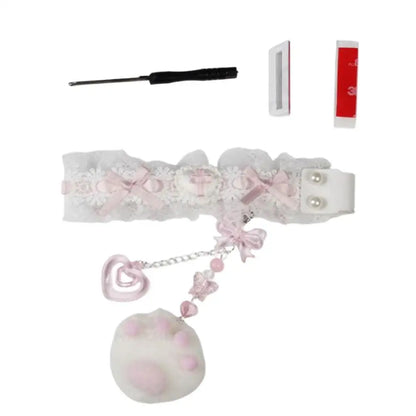 Lace Keyboard Ribbon with Snap-on Keyboard Hand-Decorated Keyboard Accessories for wootingATKDIY  Protect Keyboard Decoration