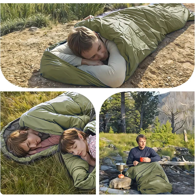 Camping Sleeping Bag Ultralight Waterproof 4 Season Warm Envelope Backpacking Sleeping Bags for Outdoor Traveling Hiking