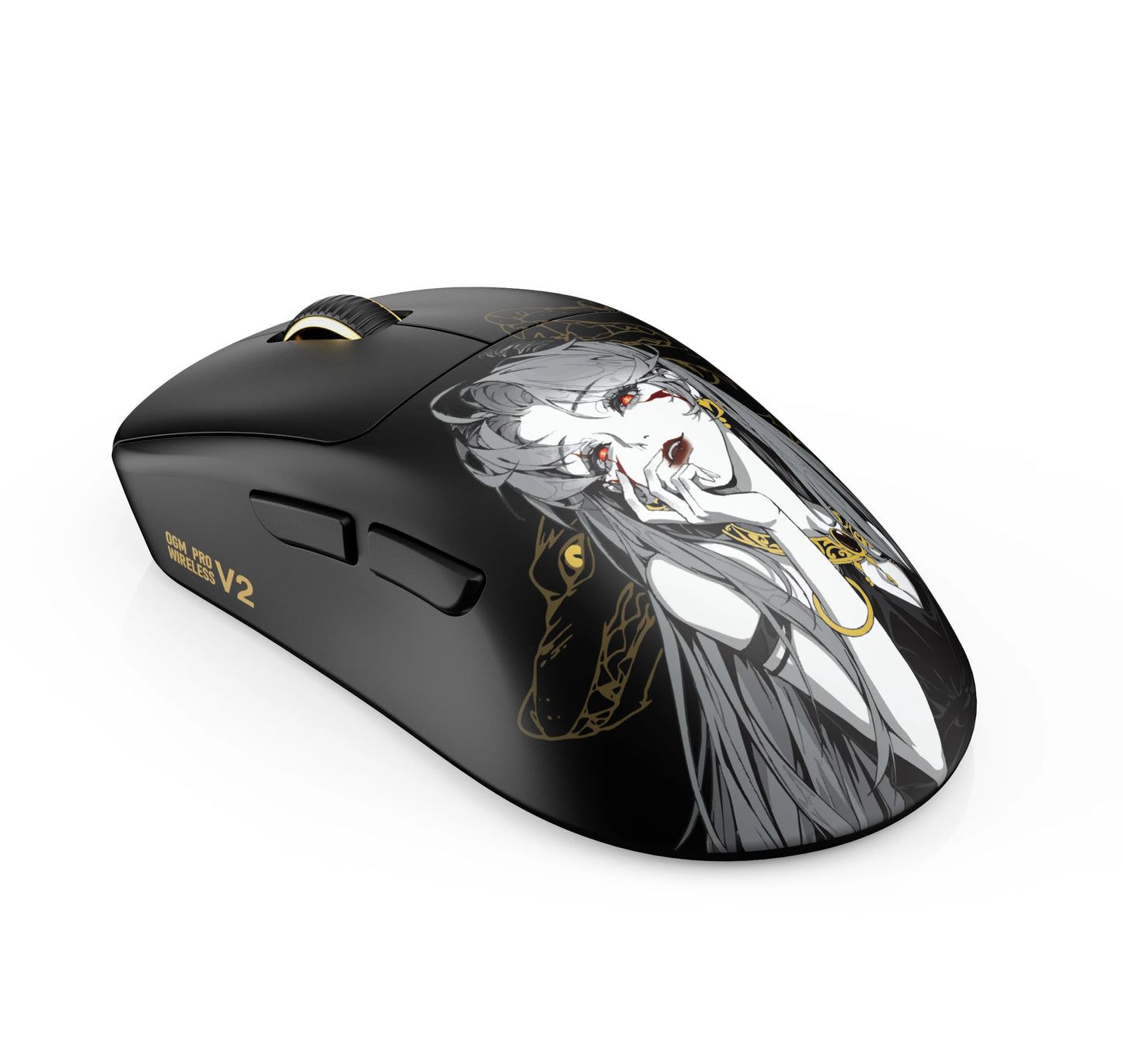 Waizowl OGM Pro V2 Hades Gaming Mouse Customize Wireless Three-Mode Paw3950 30000dpi Lightweight Gaming Mouse E-sports Ergonomic