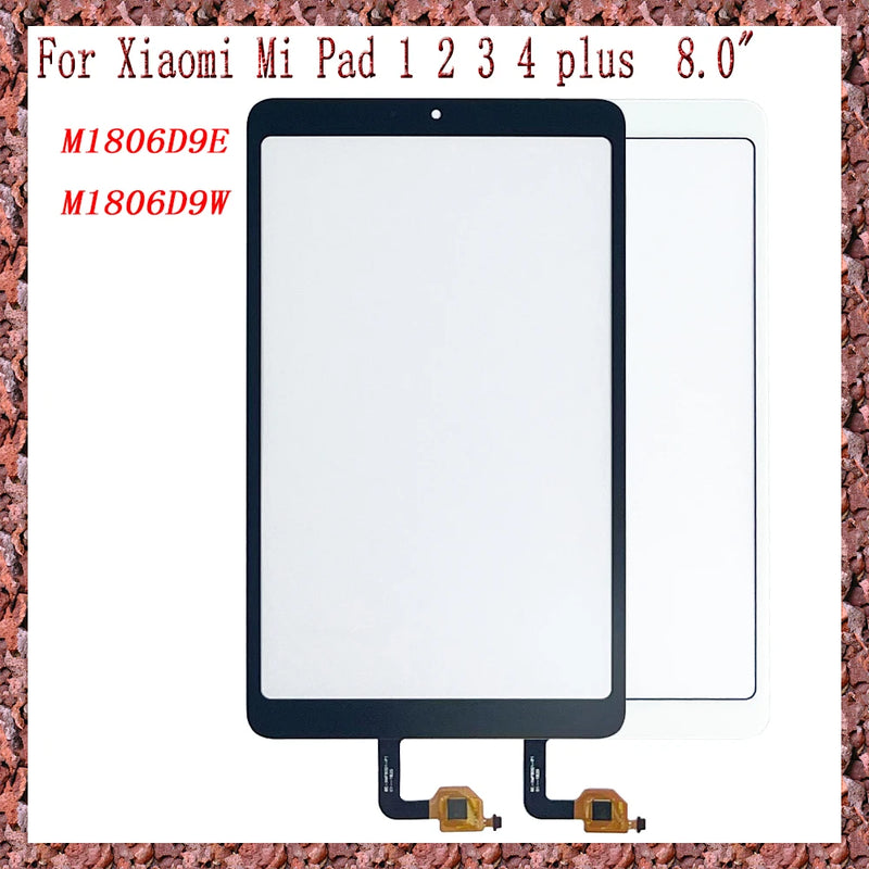 AAA For Xiaomi Mi Pad 1 2 3 4 Plus 8.0" M1806D9E M1806D9W Touch Screen + OCA LCD Front Glass Panel Replacement