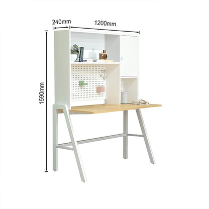 Factory Supply High Quality Computer Reading Writing Desk Office Table Computer Desk With Mini Bookshelf