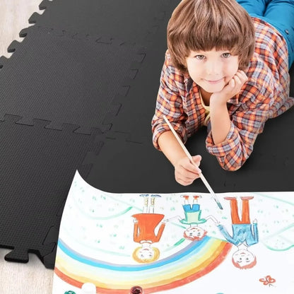 Easy Clean EVA Foam Play Mat Interlocking Puzzle Tile Yoga Mats Soft Protective Surface Exercise Mat for Tatami Home Floor