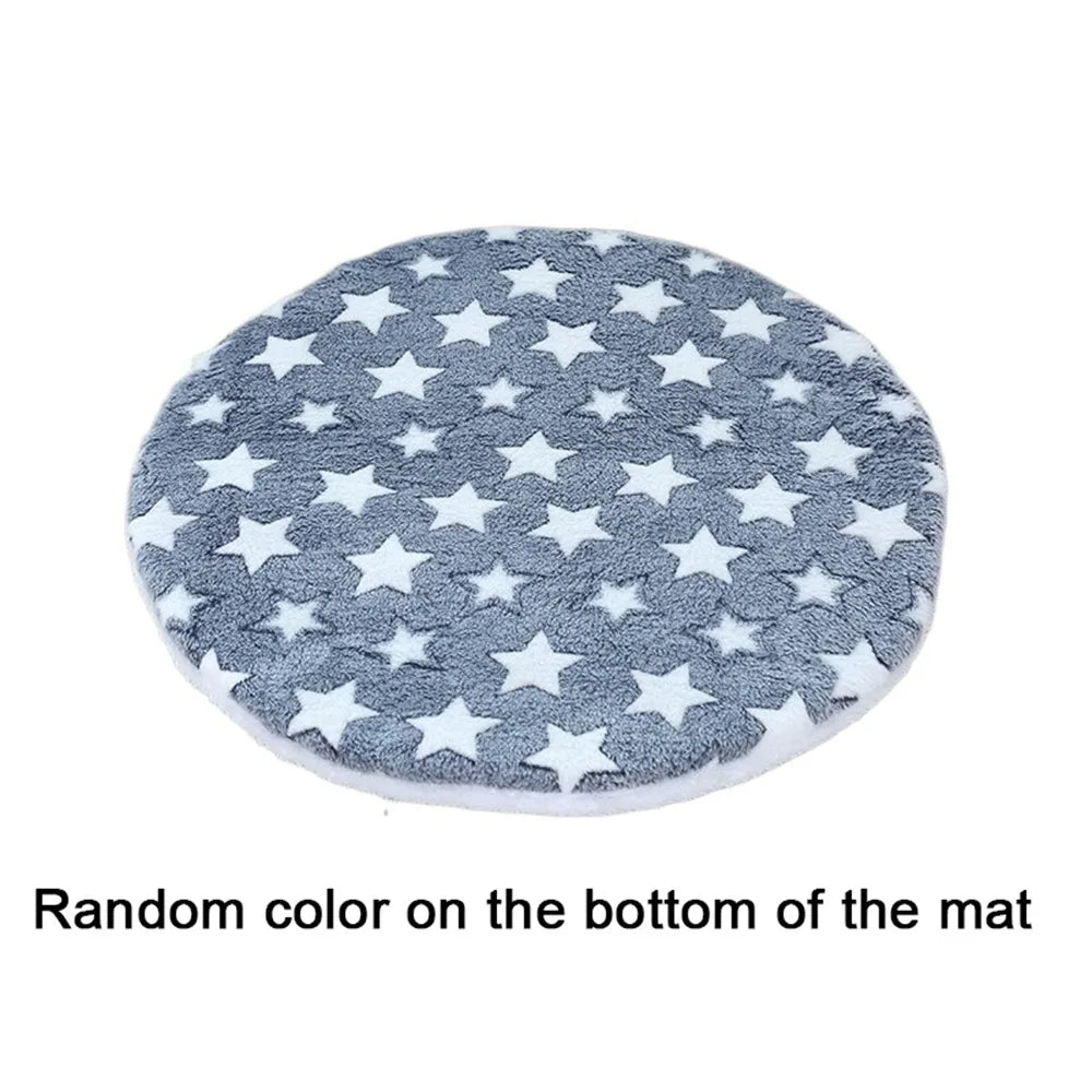 Soft Cat Bed Mats Short Plush Pet Sleeping Bed Mats for Cats Small Dogs Cute Pet Pad Blanket Warm Kitten Cushion Cat Accessories