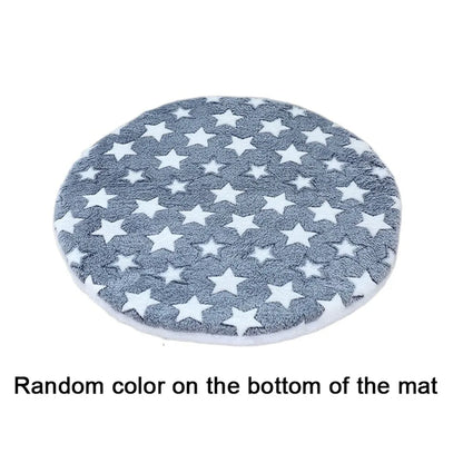 Soft Cat Bed Mats Short Plush Pet Sleeping Bed Mats for Cats Small Dogs Cute Pet Pad Blanket Warm Kitten Cushion Cat Accessories