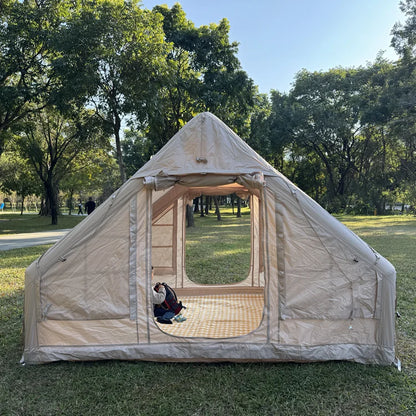 Large Waterproof Durable Inflatable Tent, Family Airtight House for Camping RV Travel