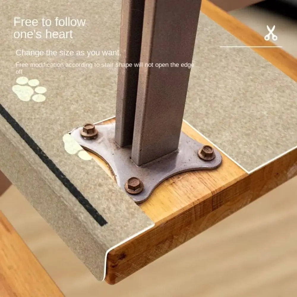 Durable Luminous Stair Mats Self Adhesive Non-slip Stair Carpet Pad Washable Water Absorbent Soft Floor Mat