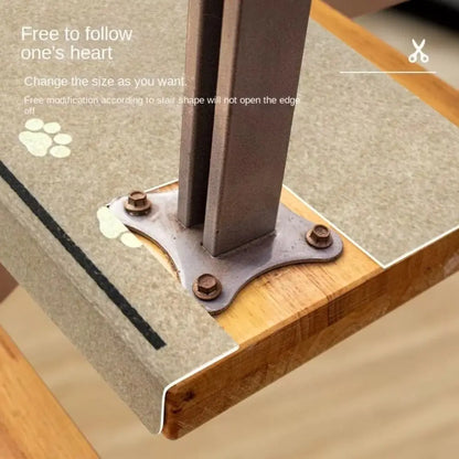 Durable Luminous Stair Mats Self Adhesive Non-slip Stair Carpet Pad Washable Water Absorbent Soft Floor Mat