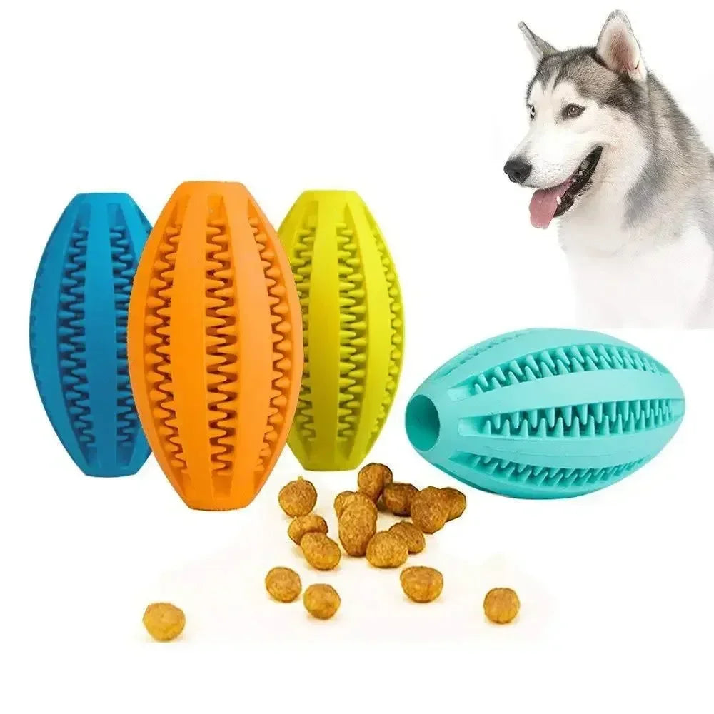 Pet Dog Toys Chew For Dogs Toy Teeth Cleaning Snack Ball Natural Rubber Super Hard Pets Products Accessories Supplies Home