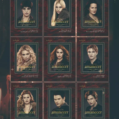 Twilight BellaCullen Edward Cullen Card Movie Renesmee Carlie Cullen Bag Birthday Collectible Cards Children Toy Gifts