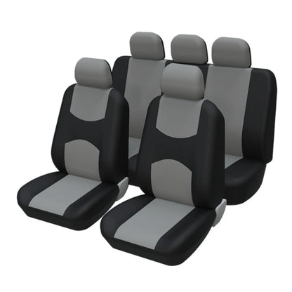 AUTOYOUTH Unique Flat Cloth Car Seat Cover ( Detachable Headrests and Solid Bench) Interior Accessories Universal Car Seat Cover
