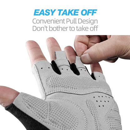 1 Pair Gym Gloves, Workout Gloves, Fingerless Gloves for Weightlifting, Lightweight Breathable Fitness Gloves, Sports Gloves