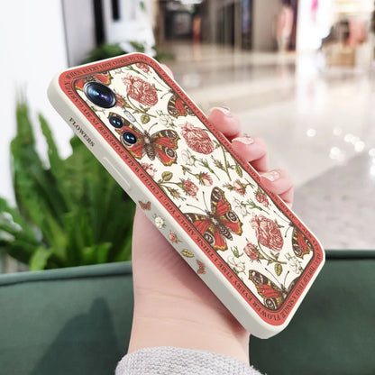 Classicism Flower Phone Case For Xiaomi Mi 17 15T 14T 14 13 13T 12 12T 11 Ultra lite 10 10S 11T 10T 9T Pro Lite Poco F5 5G Pro