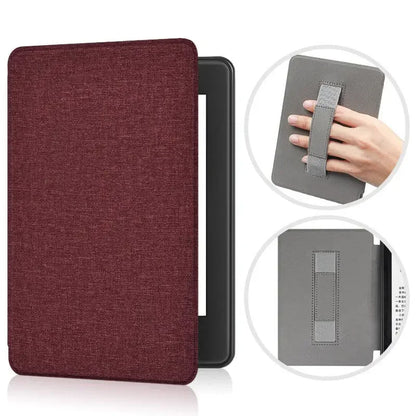 Handle Case for Kindle 2022 Paperwhite 5 4 3 Magnetic Cover 2021 8th 10th 11th Generation 6 6.8 Inch Hand Strap Protective Shell