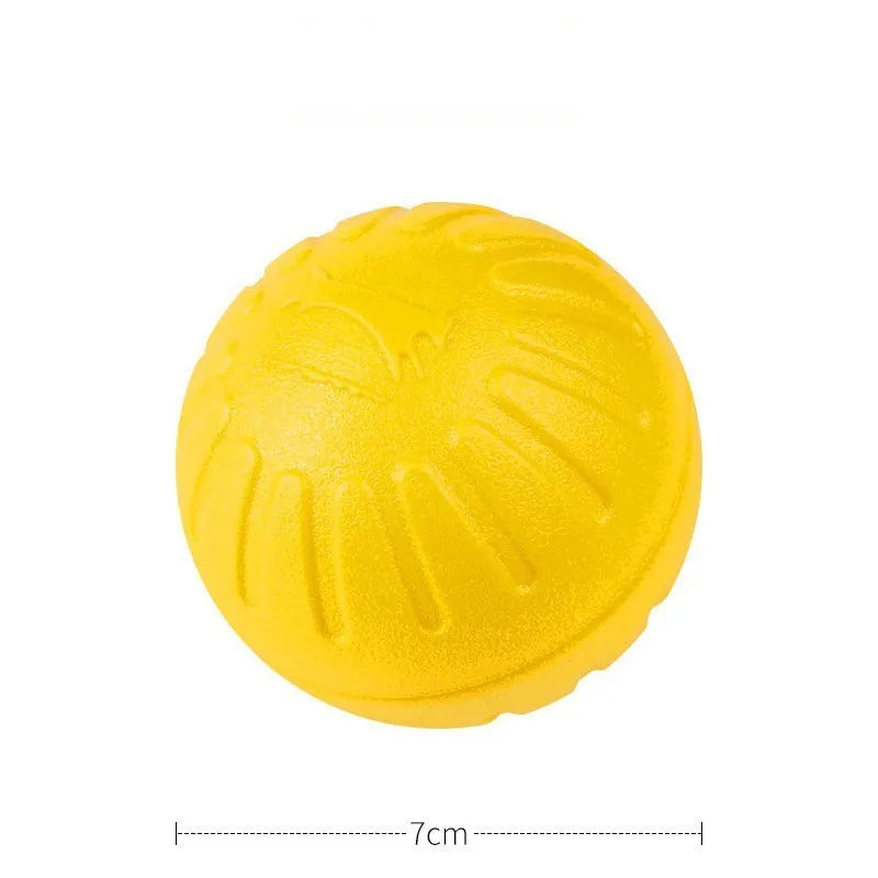 Pet Ball Toy without Rope Interactive Dog Training Chew Tooth Cleaning Indestructible Healthy Solid Core EVA Durable Elastic Toy