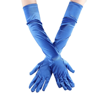 Satin Long Gloves For Women Wedding Gloves Performance Gloves Dance Gloves Satin Gloves Banquet Gloves Prom Gloves