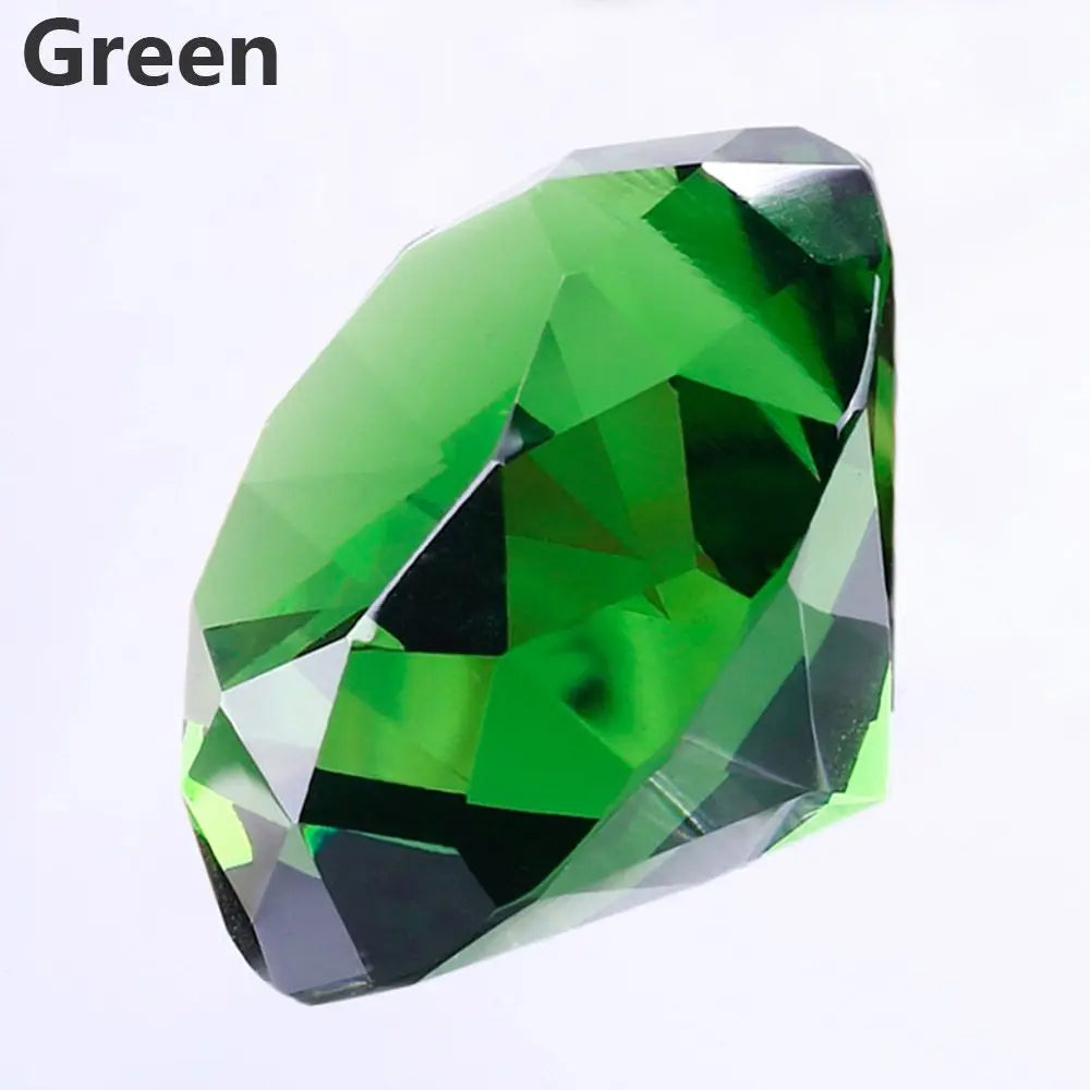 30mm Colorful Crystal Diamond Happy Birthday Wedding Decoration Event Party Supplies