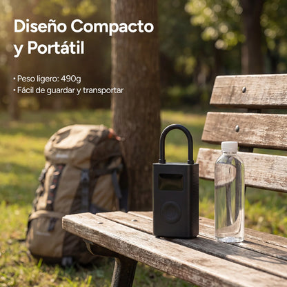 Xiaomi Mijia Air Pump 2D Portable Electric Air Compressor, Smart Digital Tire Inflator with Pressure Detection for Cars, Motorcycles, Scooters, Bicycles and Sports Balls