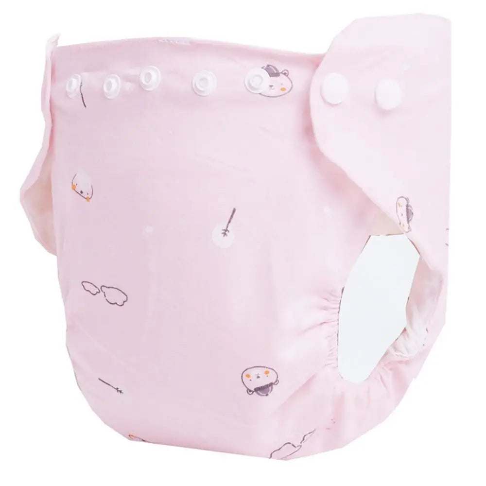 Waterproof S M L Baby Washable Diaper 0-18 Months with Buckles Reusable Nappy Leakproof 3-14kg Cloth Diapers Newborn Kids