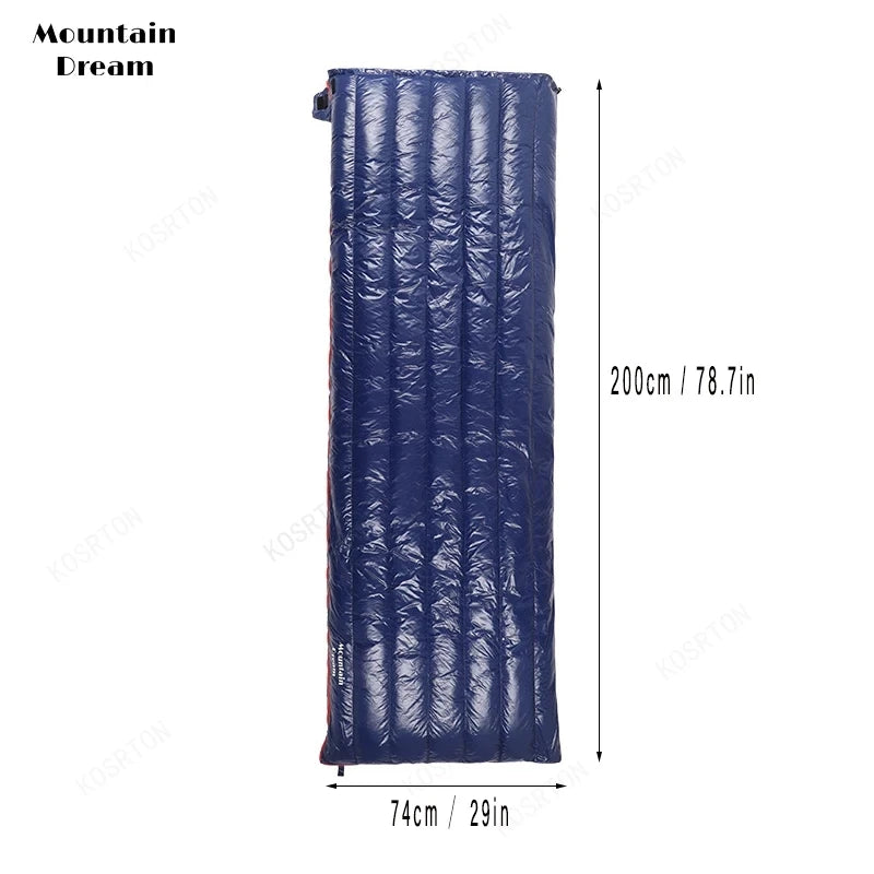 Outdoor Camping Sleeping Bag 90% Goose Down Adult Envelope Type Ultralight Portable Sliping Down Sleeping Bag Hiking Warm Bag