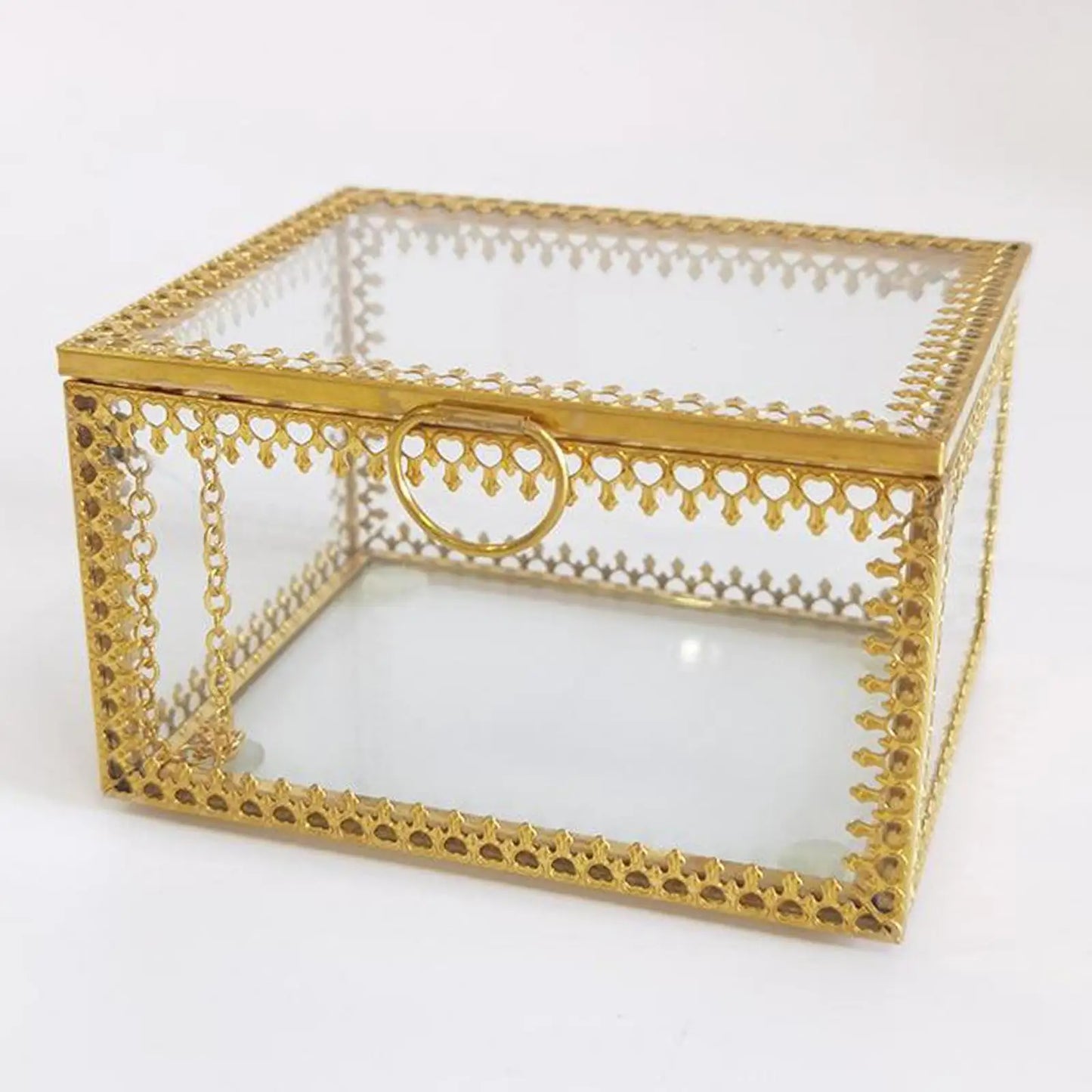 Nordic Retro Jewelry Trinket Storage Box Holder Container Organizer with Lid Jewelry Organizer Showing Holder for Pendant