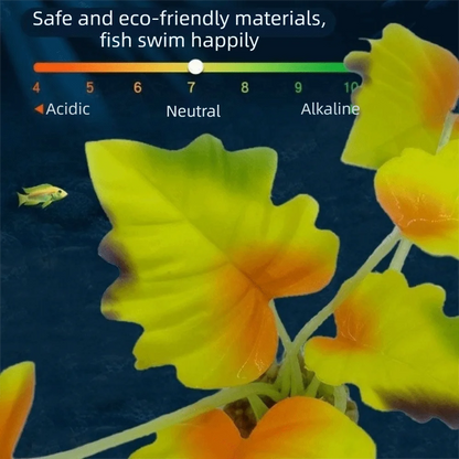 Plastic Aquarium Water Plants Small Decorative Artificial Underwater Plants Lifelike with Sturdy Stems Artificial Grass Ornament