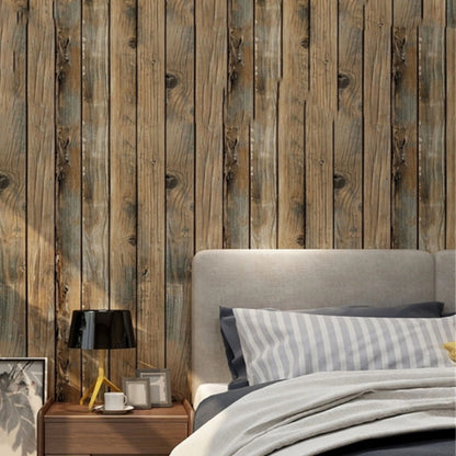 Living Room Refrigerator Furniture Decor Self-adhesive for Restaurant Wood Grain Wallpaper Wall Decor Wall Covering Wallpapers