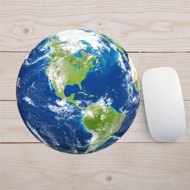 19 Styles Fashion Planets Mouse Pad Round Computer Mouse Pad Gaming Mouse Pad for Pc Laptop Desk