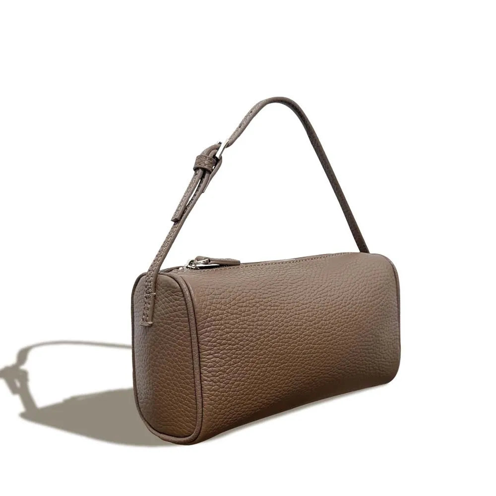 2026 Luxury Brand Design Handbags Lunch Bags Women Genuine Leather Elegant Underarm Bag Fashion Mini Small Shoulder Bags Ladies