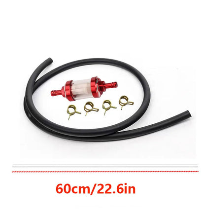 9mm CNC Aluminum Alloy Glass Gas Fuel Oil Filter Moto for Dirt Pit Bike 125/140/150/160cc CRF70 90 110 TTR100 110 KLX65