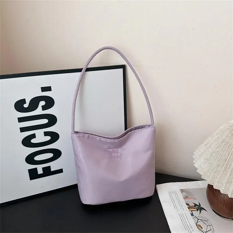 NEW Women's High Capacity Handbag Underarm Handbag Shoulder Bag Waterproof Embroidered Letters Underarm Bag Tote Bags