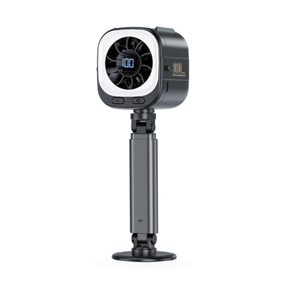 Portable Fan USB Rechargeable 3000mAh 15000RPM High Speed Brushless Motor 6-in-1 Mini Fan with Magnetic Base for Travel Stroller